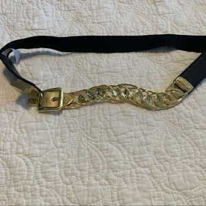 Charllote Russe stretchy gold tone belt